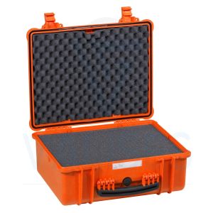 Cette Valise étanche 4820O Valise Étanche Explorer Case 4820, orange, avec mousse est idéale pour emballer, transporter et protéger contre l'humidité, les impuretés, le sable et les projections tous vos appareils 