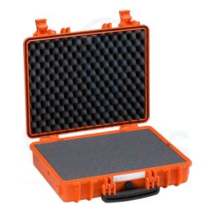 Cette Valise étanche 4412O Valise Étanche Explorer Case 4412, orange, avec mousse est idéale pour emballer, transporter et protéger contre l'humidité, les impuretés, le sable et les projections tous vos appareils 