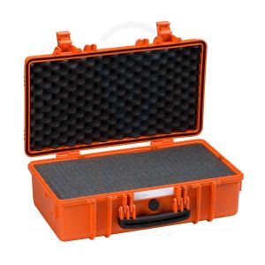 Cette Valise étanche 5117O Valise Étanche Explorer Case 5117, orange, avec mousse est idéale pour emballer, transporter et protéger contre l'humidité, les impuretés, le sable et les projections tous vos appareils 