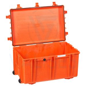 Cette Valise étanche 7641OE Valise Étanche Explorer Case 7641, orange, vide est idéale pour emballer, transporter et protéger contre l'humidité, les impuretés, le sable et les projections tous vos appareils 