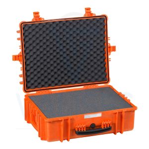 Cette Valise étanche 5822O Valise Étanche Explorer Case 5822, orange, avec mousse est idéale pour emballer, transporter et protéger contre l'humidité, les impuretés, le sable et les projections tous vos appareils 