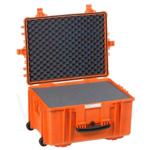 Cette Valise étanche 5833O Valise Étanche Explorer Case 5833, orange, avec mousse est idéale pour emballer, transporter et protéger contre l'humidité, les impuretés, le sable et les projections tous vos appareils 